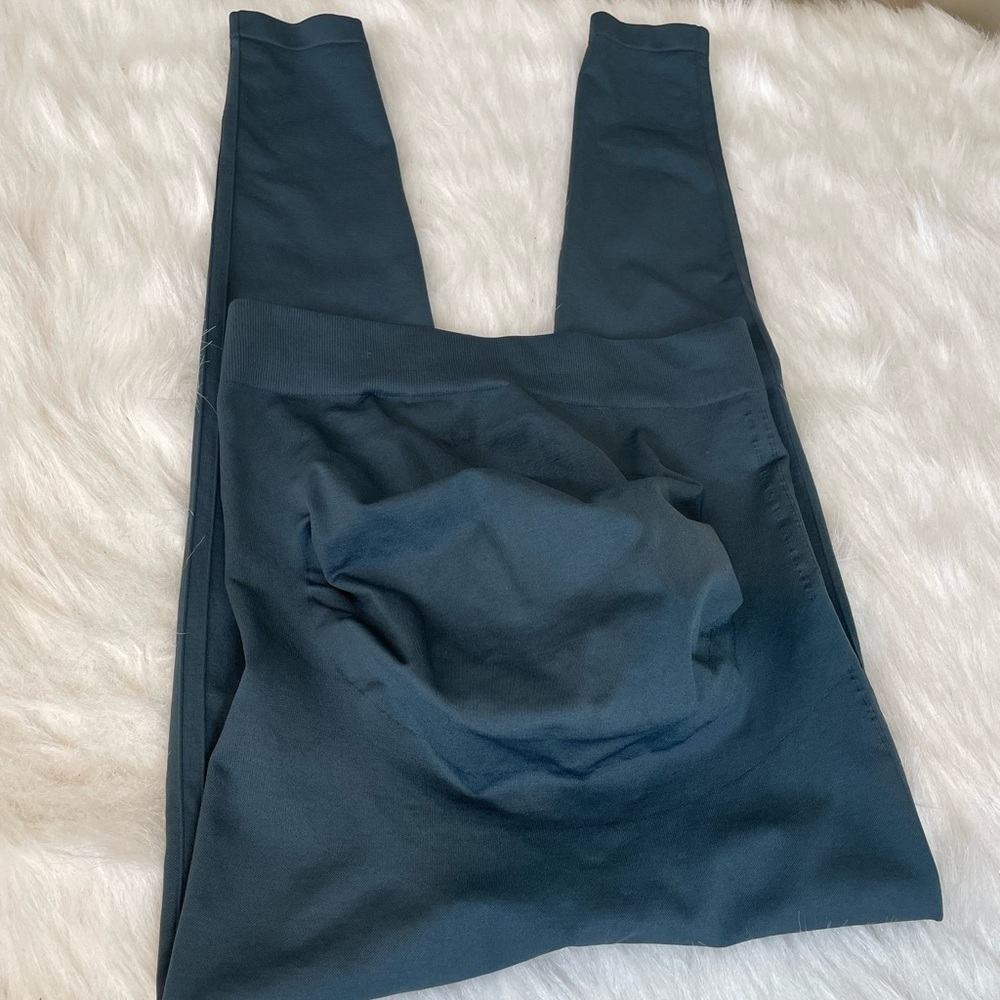 Blanqi Everyday Maternity Dark Teal Leggings Large